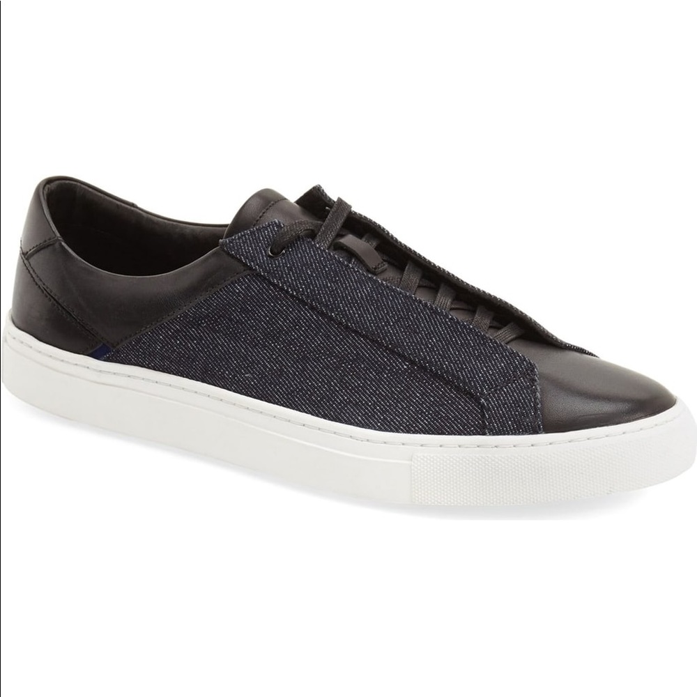 New Uri Minkoff Men’s Covent Denim Sneaker 8M Shoe